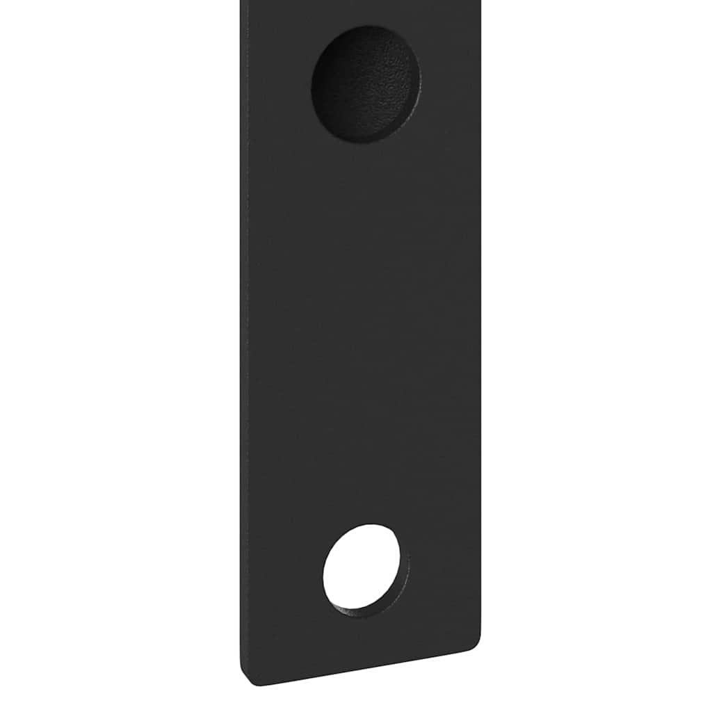 Flag Pole Holder Black 15 x 3 cm Steel